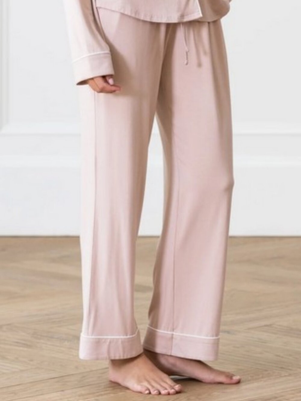 2XL TALL or 3X Reg Cozy Earth Women's Bamboo Knit Pajama Pant - Blush - NWT